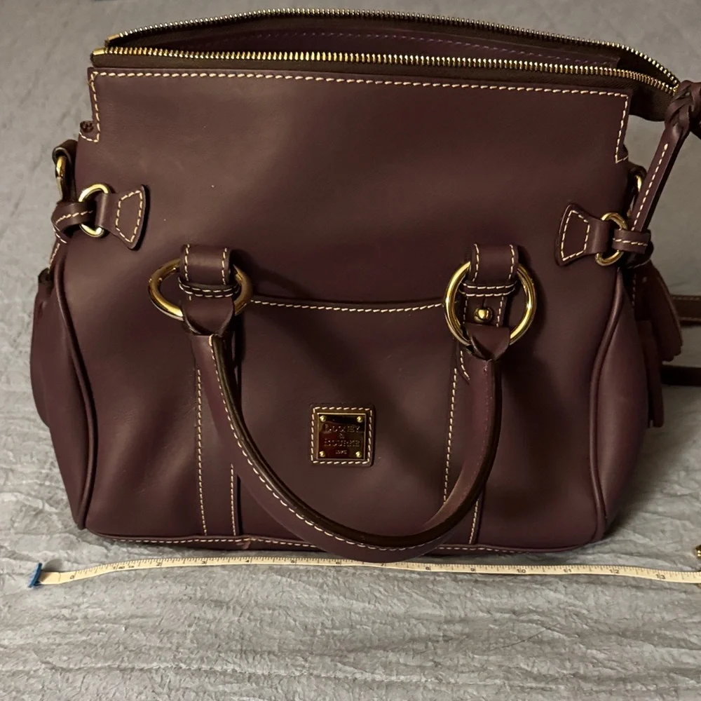 Dooney & Bourke plum satchel - Picture 1 of 6